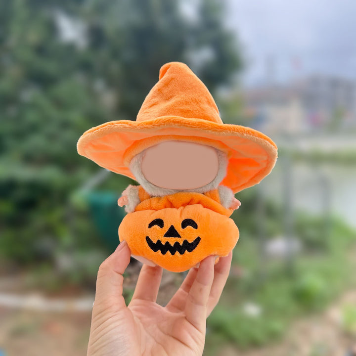 LABUBU Halloween witch hat Pumpkin doll clothes
