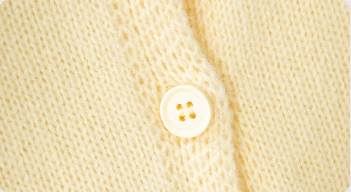 "Women's yellow knitted Sweater Cardigan Coat  "