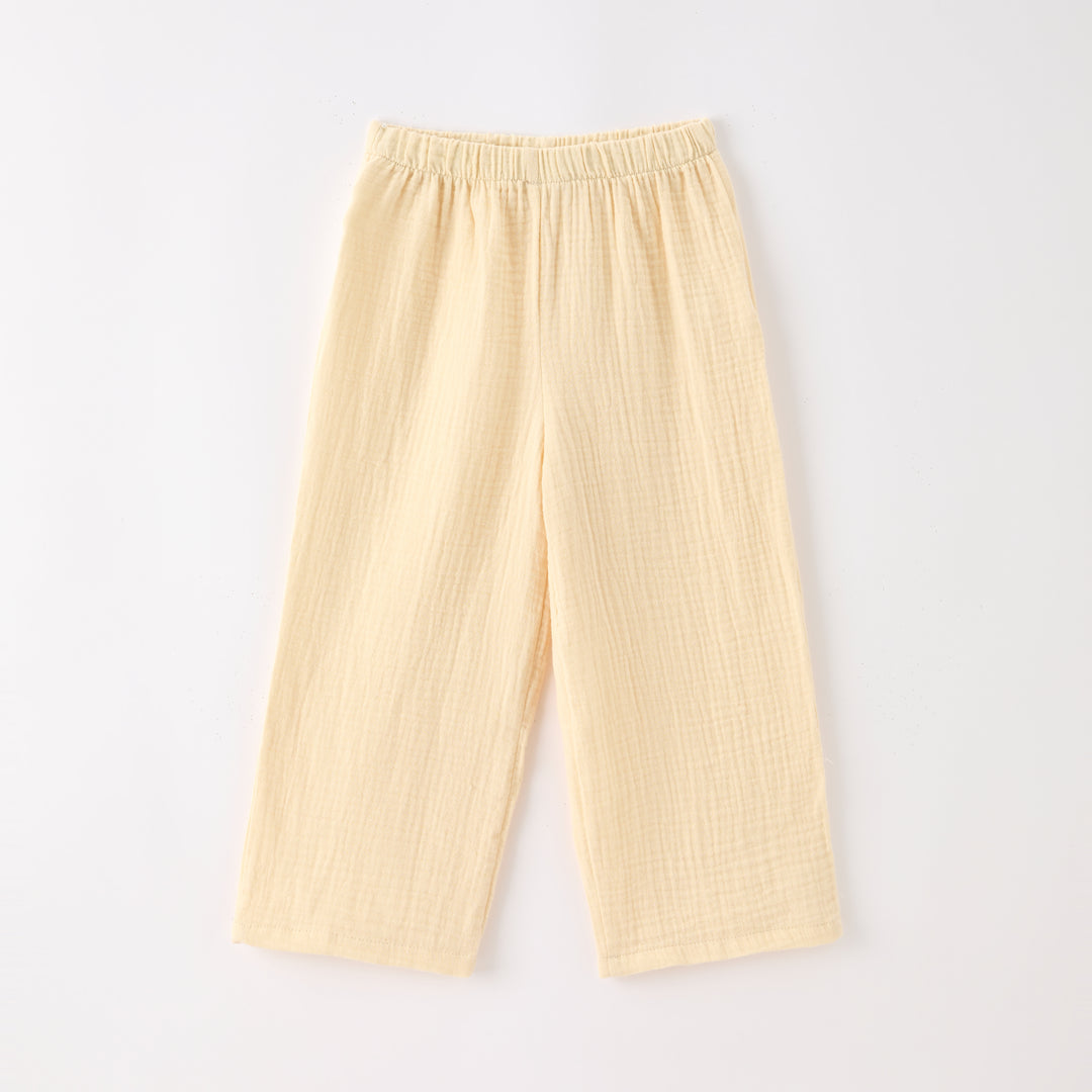 Girls' Strawberry embroidery Camisole Top&Pants 2pcs set