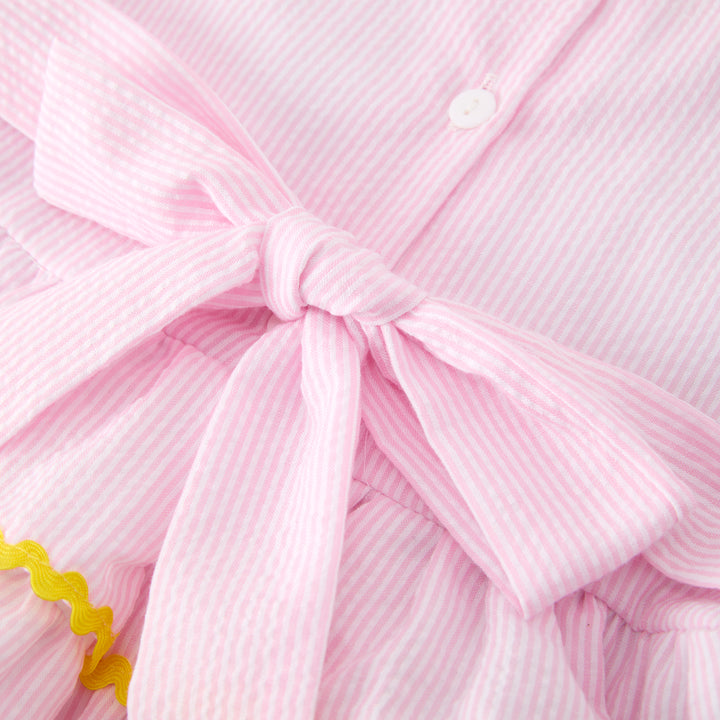 Girls' Birthday Pink Cake Dress Birthday Dress for party