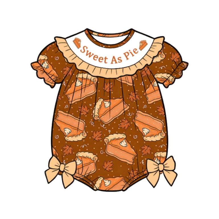 Thanksgiving Sweet Pumpkin Pie Sibling outfit for girls boys