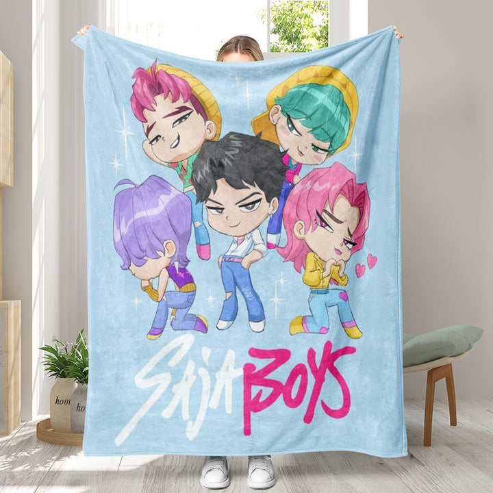 KDH K-pop inspired Throw Blanket soft flannel Blanket