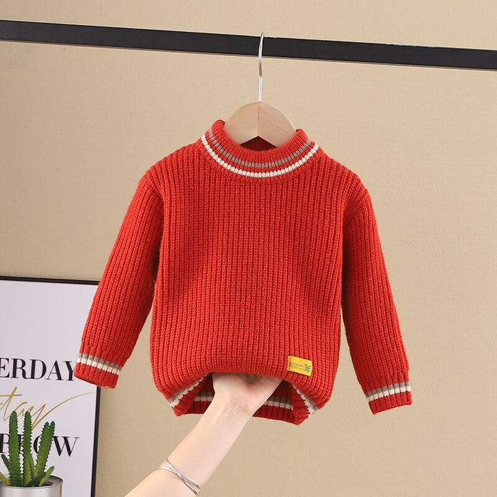 Children's knitted pullover sweater