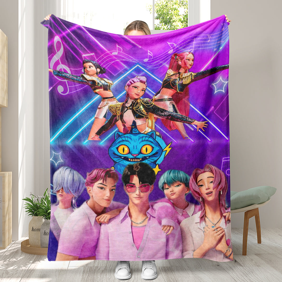 KDH K-pop inspired Throw Blanket soft flannel Blanket