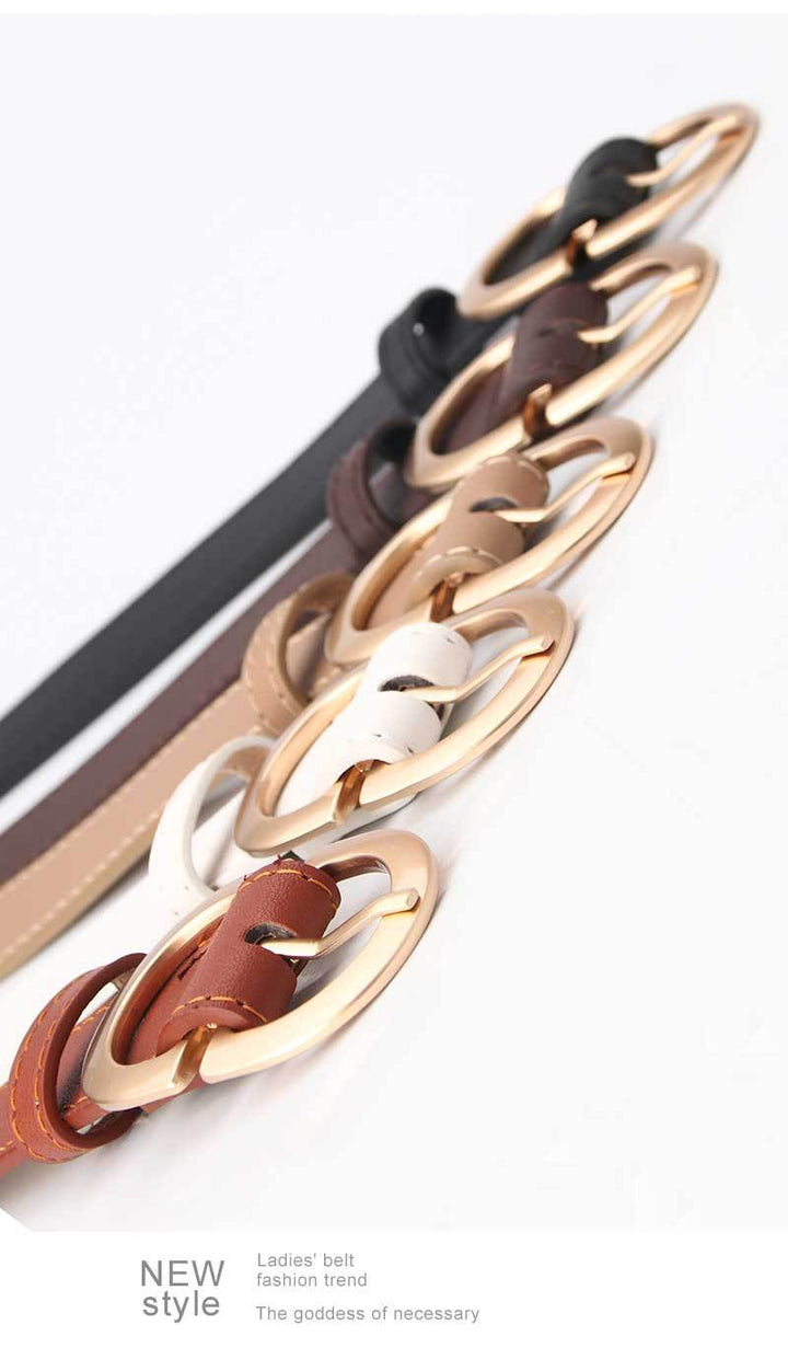 Women's fashion belt clothing deco belt