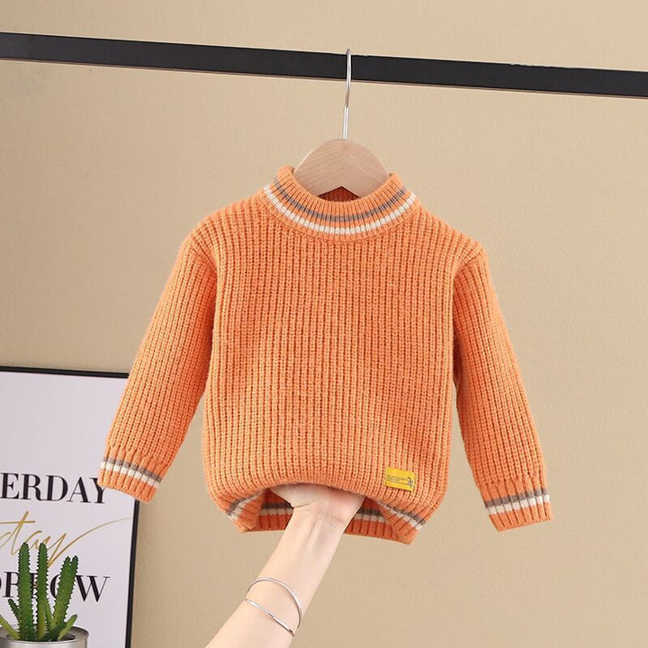 Children's knitted pullover sweater