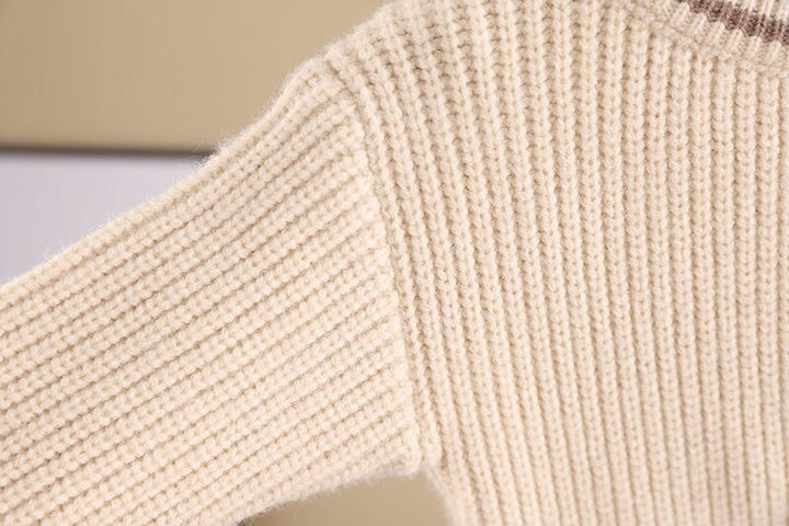 Children's knitted pullover sweater
