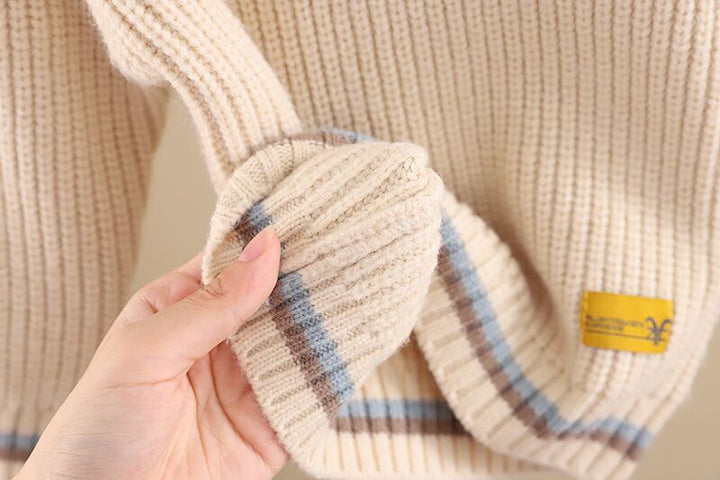 Children's knitted pullover sweater
