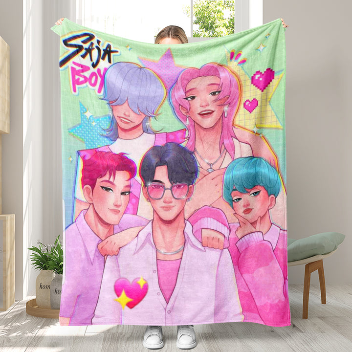 KDH K-pop inspired Throw Blanket soft flannel Blanket