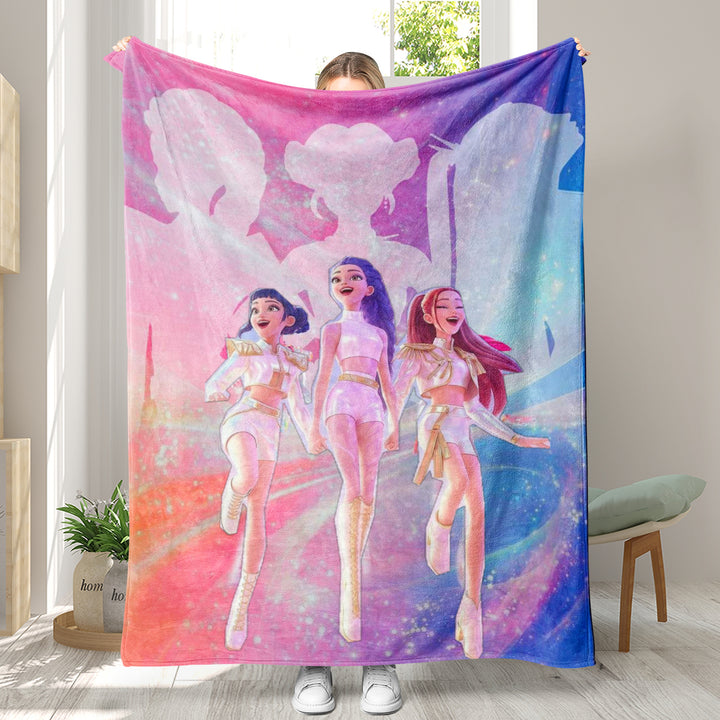KDH K-pop inspired Throw Blanket soft flannel Blanket