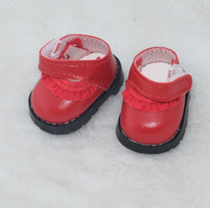 Labubu Lace leather shoes Dolls cute princess shoes