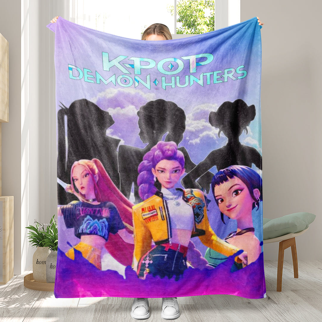 KDH K-pop inspired Throw Blanket soft flannel Blanket