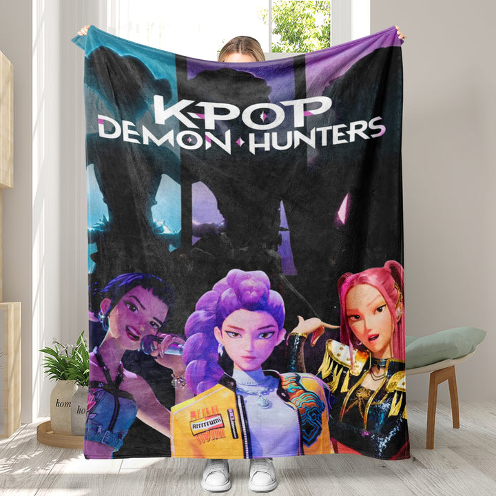KDH K-pop inspired Throw Blanket soft flannel Blanket
