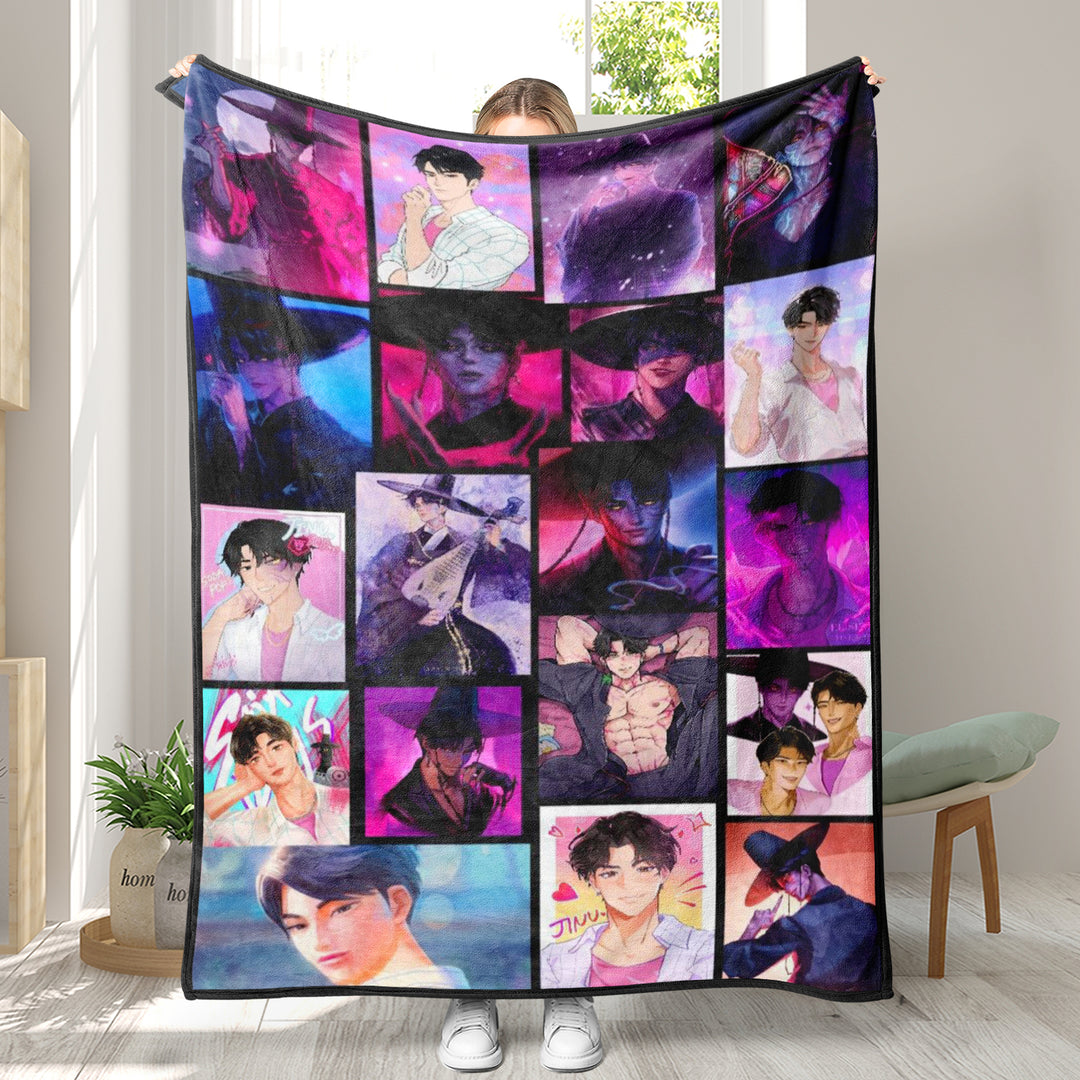 KDH K-pop inspired Throw Blanket soft flannel Blanket