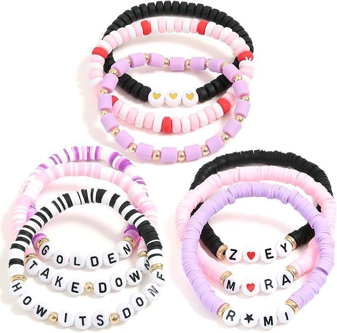 Kpop Demon Hunters beaded layered bracelets