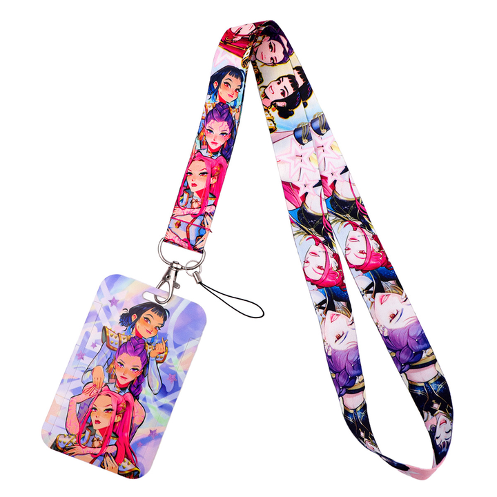 KDH K-pop inspired Phone lanyard card holder
