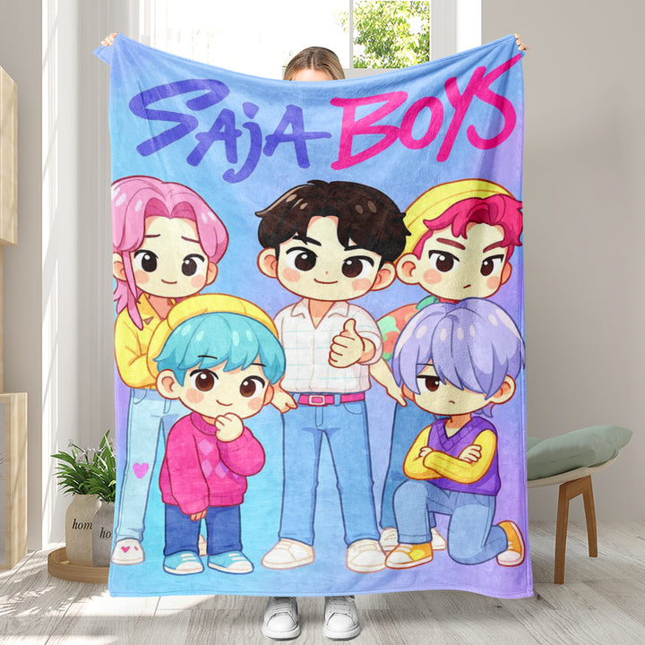 KDH K-pop inspired Throw Blanket soft flannel Blanket