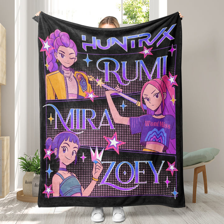 KDH K-pop inspired Throw Blanket soft flannel Blanket