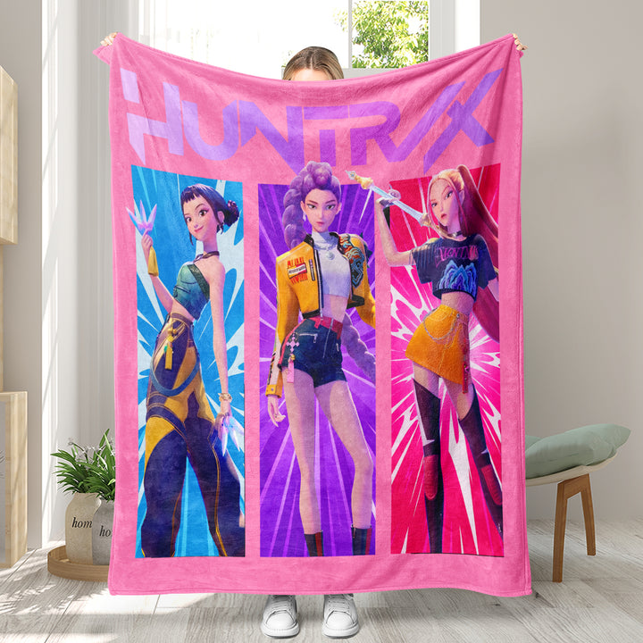 KDH K-pop inspired Throw Blanket soft flannel Blanket
