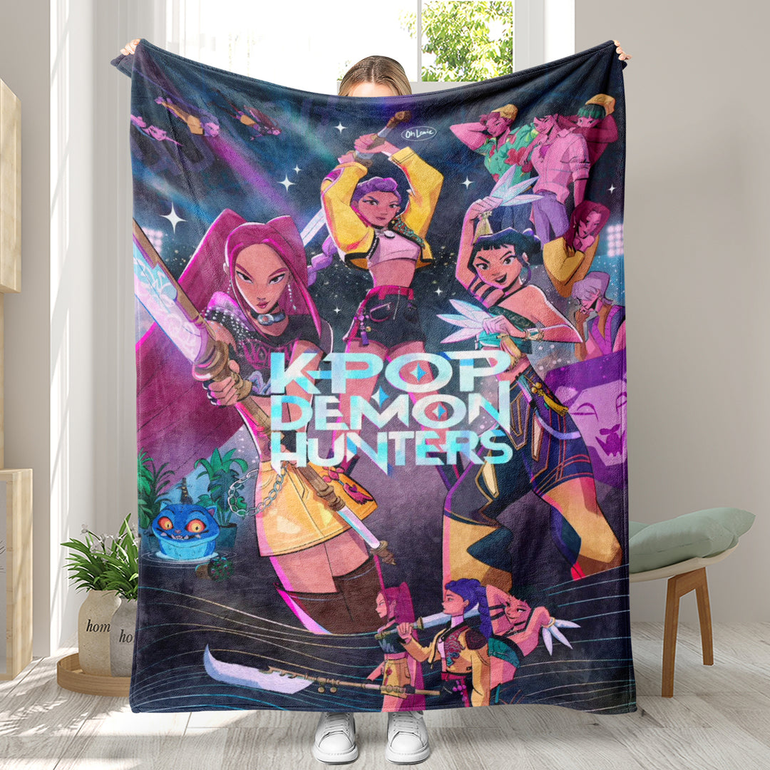 KDH K-pop inspired Throw Blanket soft flannel Blanket
