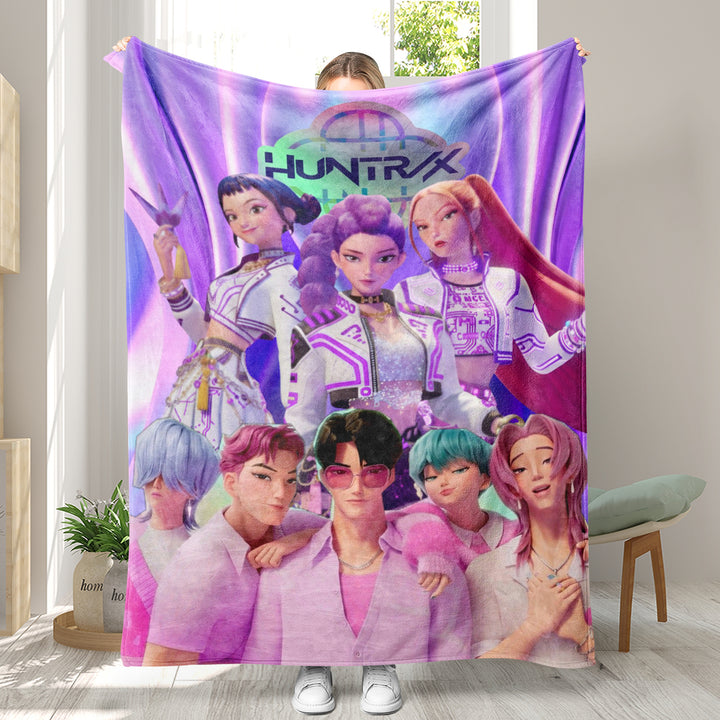 KDH K-pop inspired Throw Blanket soft flannel Blanket