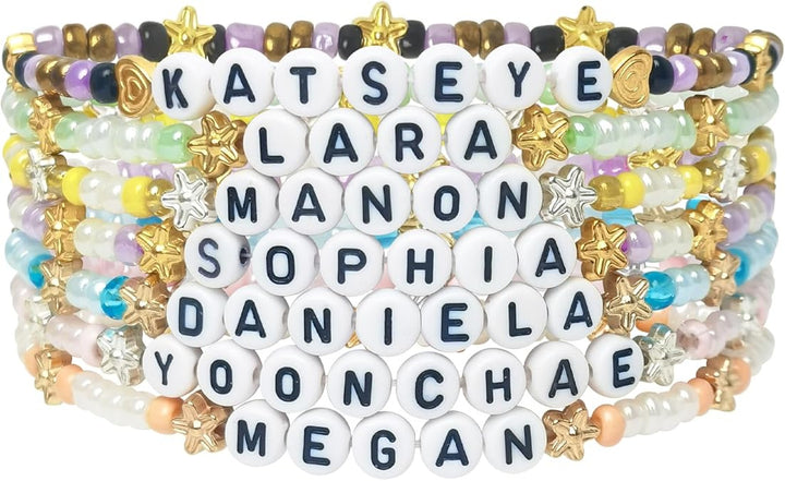 Kpop Demon Hunters beaded layered bracelets