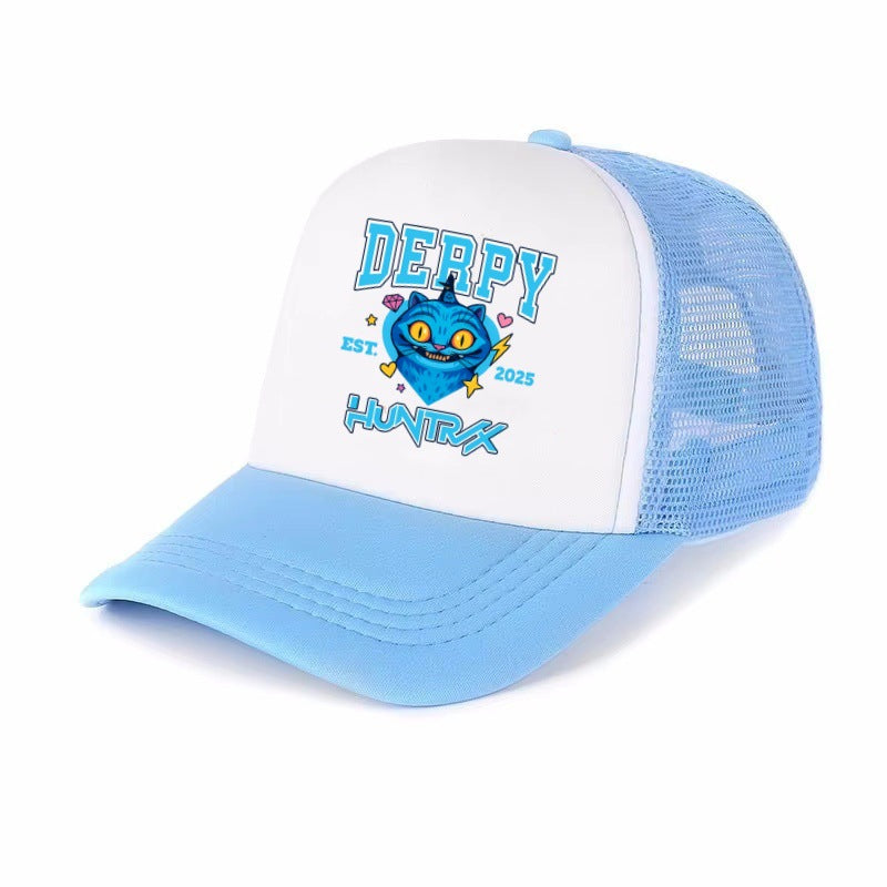 KDH K-pop inspired printed Mesh baseball cap for kids