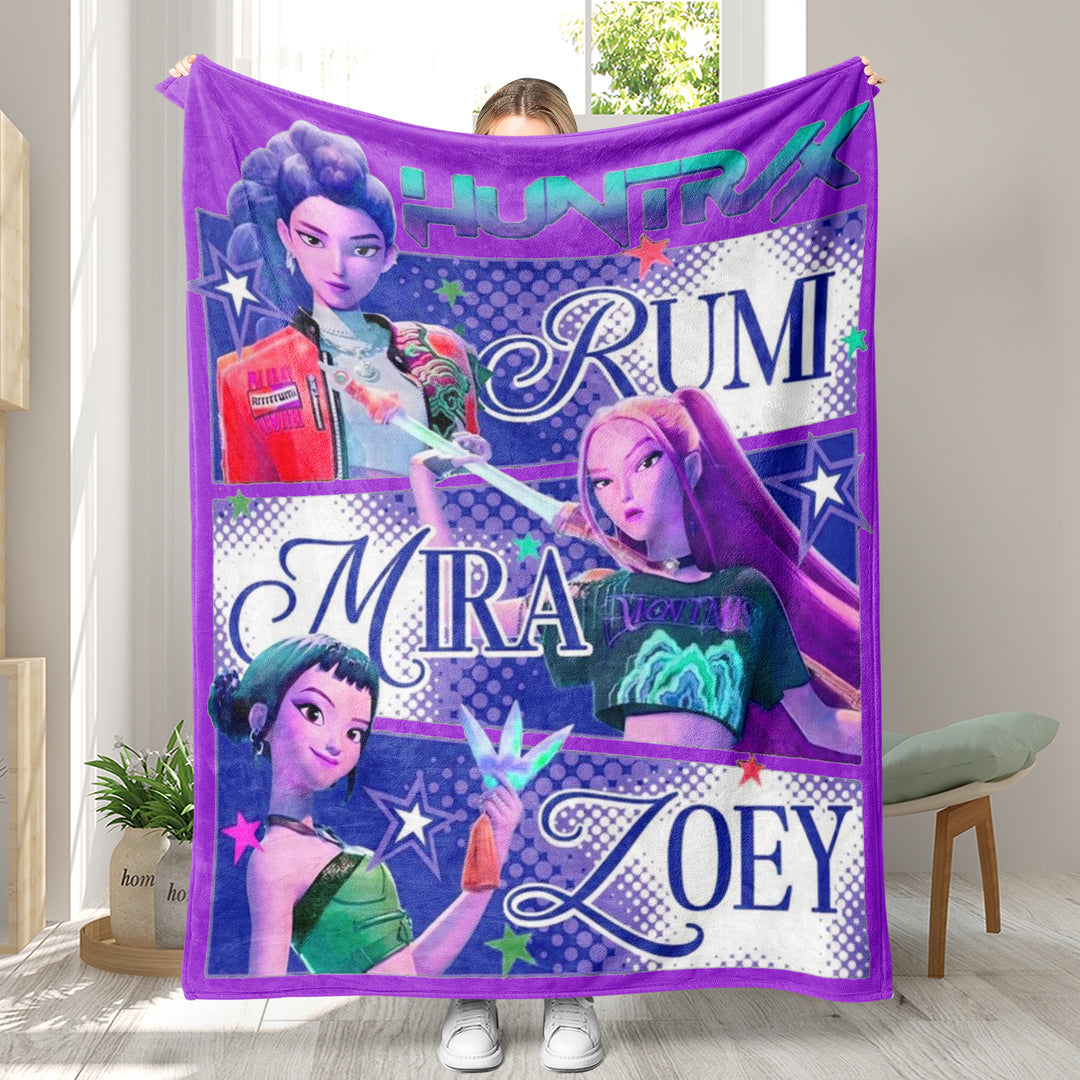 KDH K-pop inspired Throw Blanket soft flannel Blanket