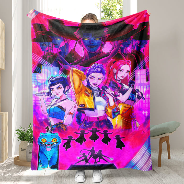 KDH K-pop inspired Throw Blanket soft flannel Blanket