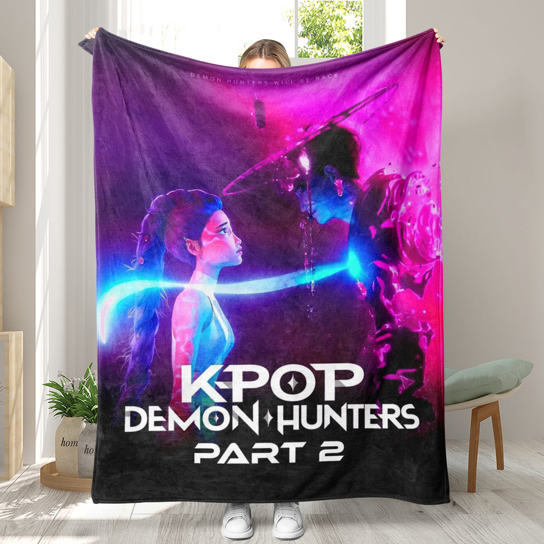 KDH K-pop inspired Throw Blanket soft flannel Blanket
