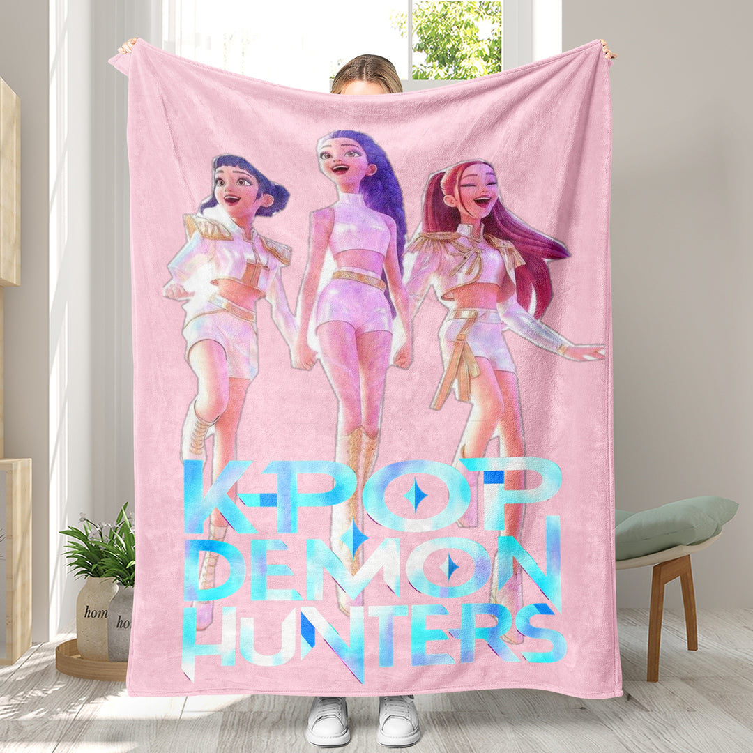 KDH K-pop inspired Throw Blanket soft flannel Blanket