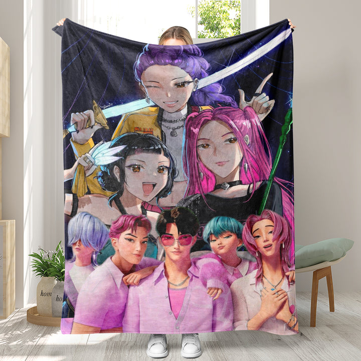 KDH K-pop inspired Throw Blanket soft flannel Blanket