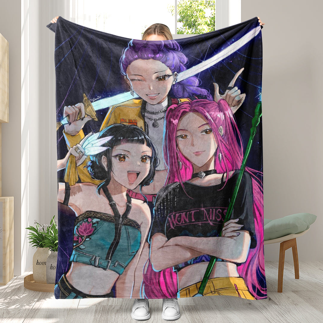 KDH K-pop inspired Throw Blanket soft flannel Blanket