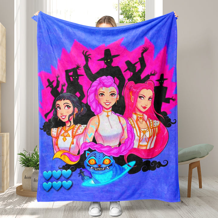 KDH K-pop inspired Throw Blanket soft flannel Blanket