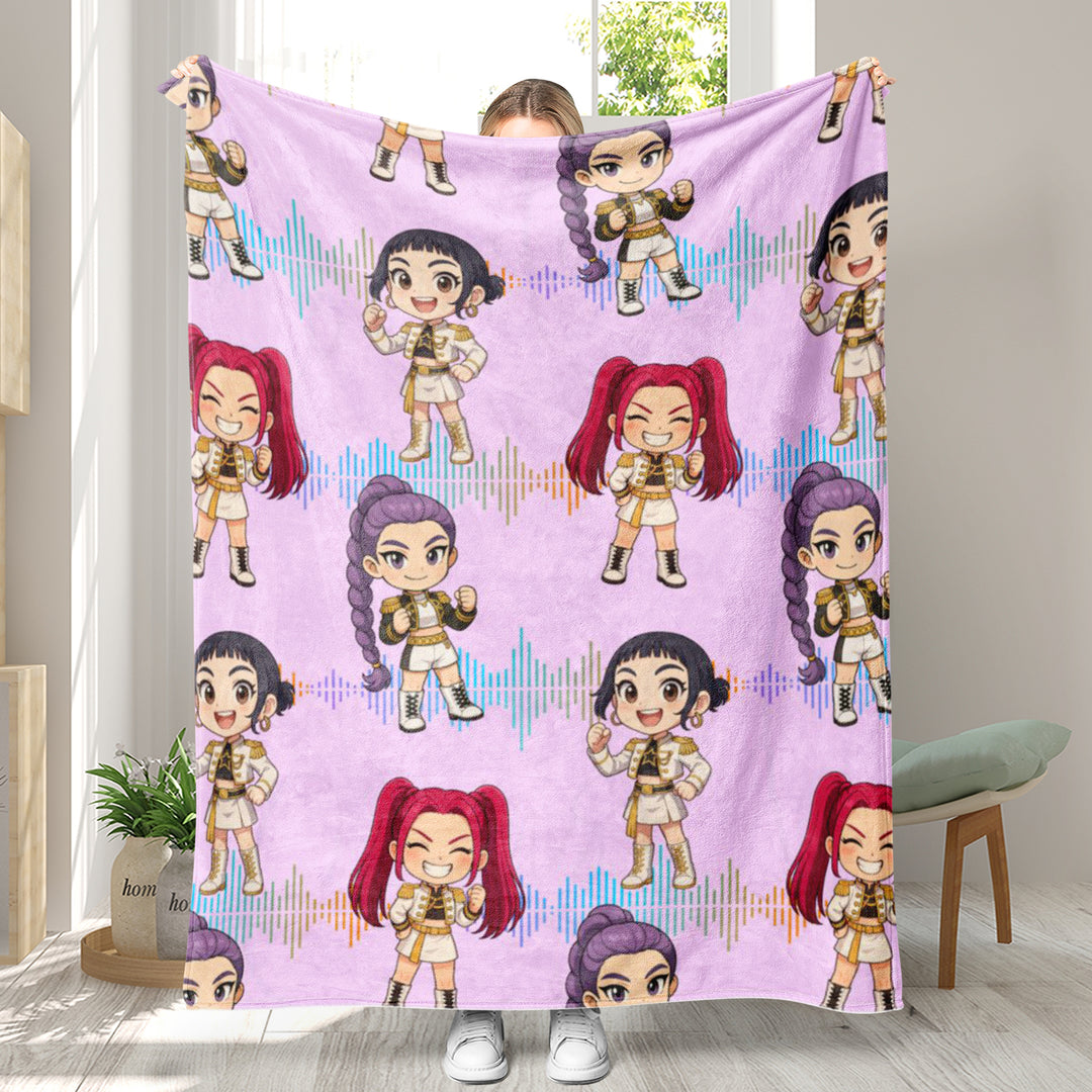 KDH K-pop inspired Throw Blanket soft flannel Blanket