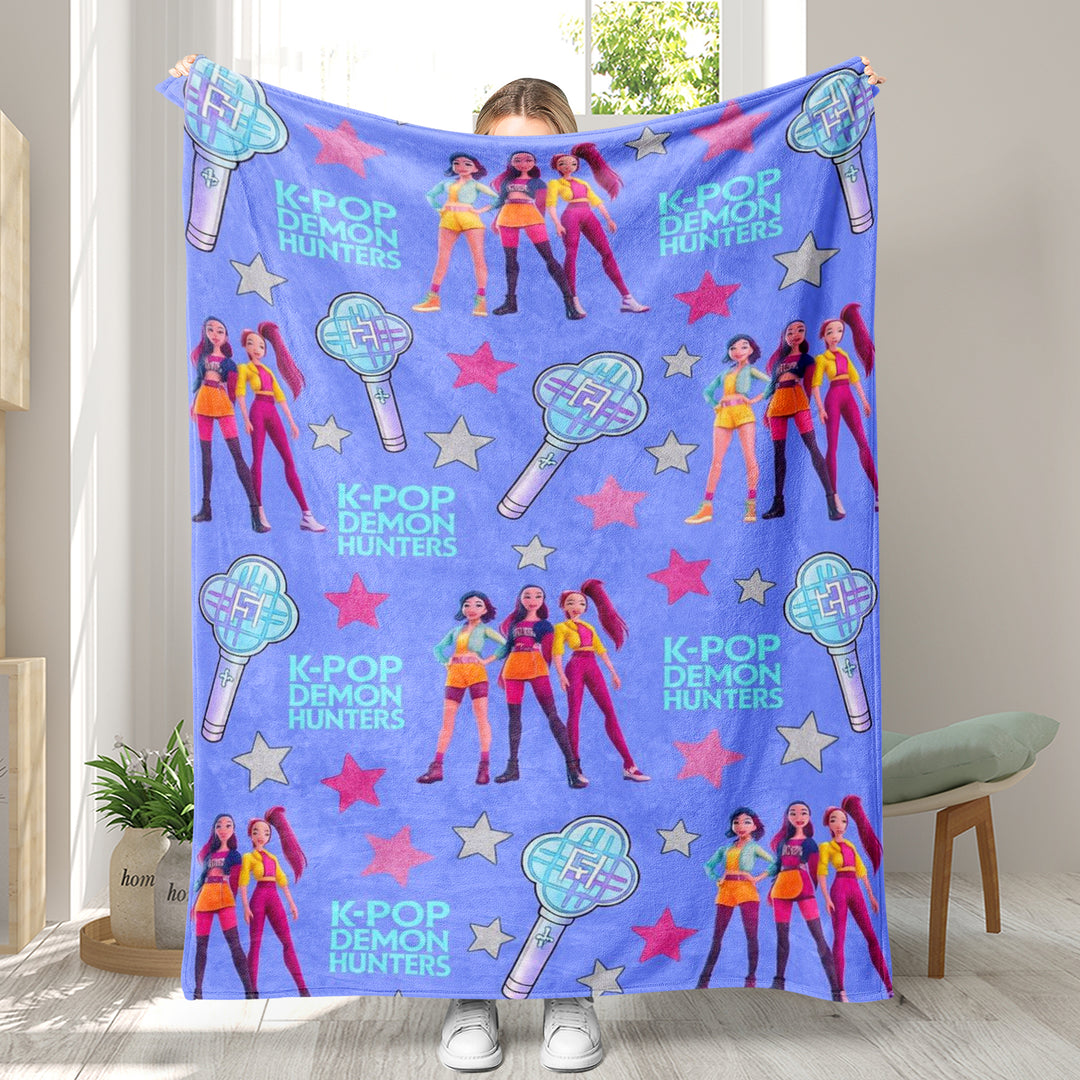 KDH K-pop inspired Throw Blanket soft flannel Blanket