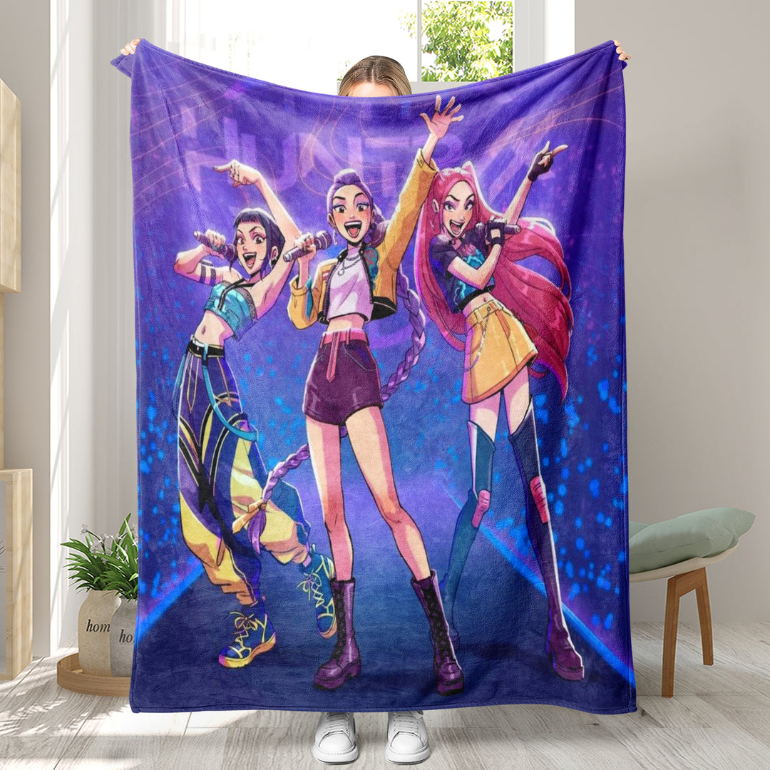 KDH K-pop inspired Throw Blanket soft flannel Blanket