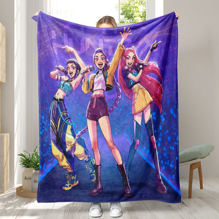 KDH K-pop inspired Throw Blanket soft flannel Blanket