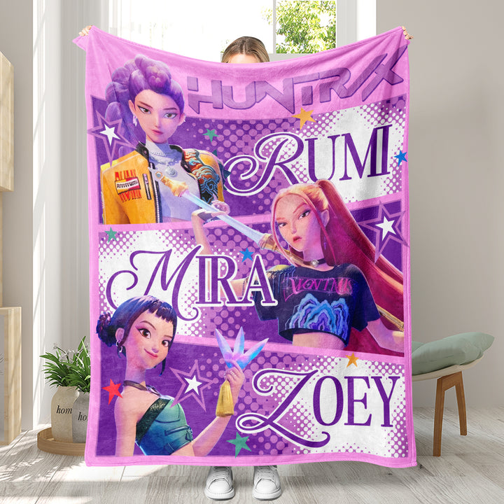 KDH K-pop inspired Throw Blanket soft flannel Blanket