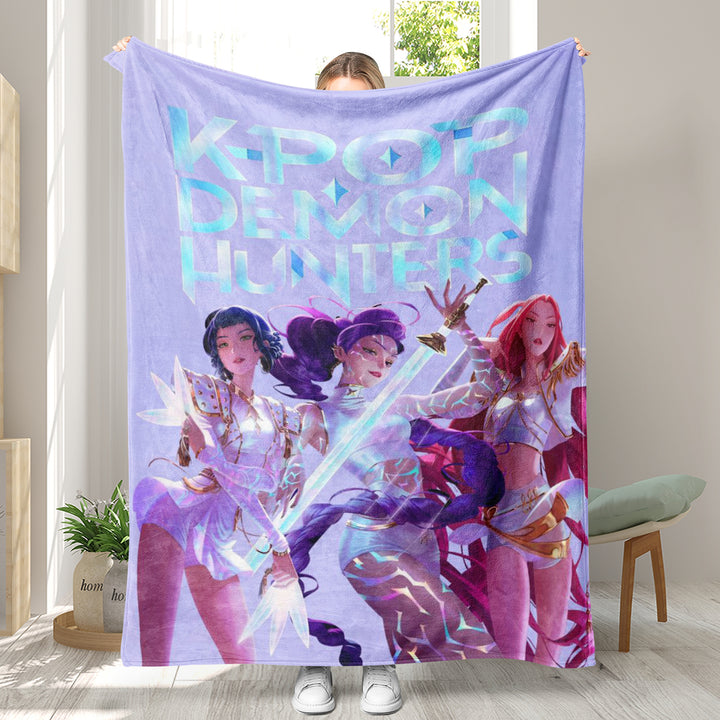 KDH K-pop inspired Throw Blanket soft flannel Blanket