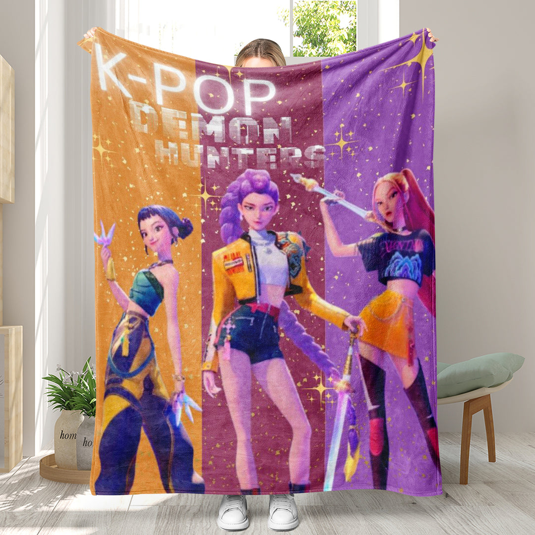 KDH K-pop inspired Throw Blanket soft flannel Blanket