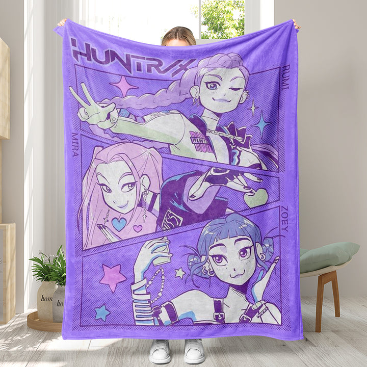 KDH K-pop inspired Throw Blanket soft flannel Blanket