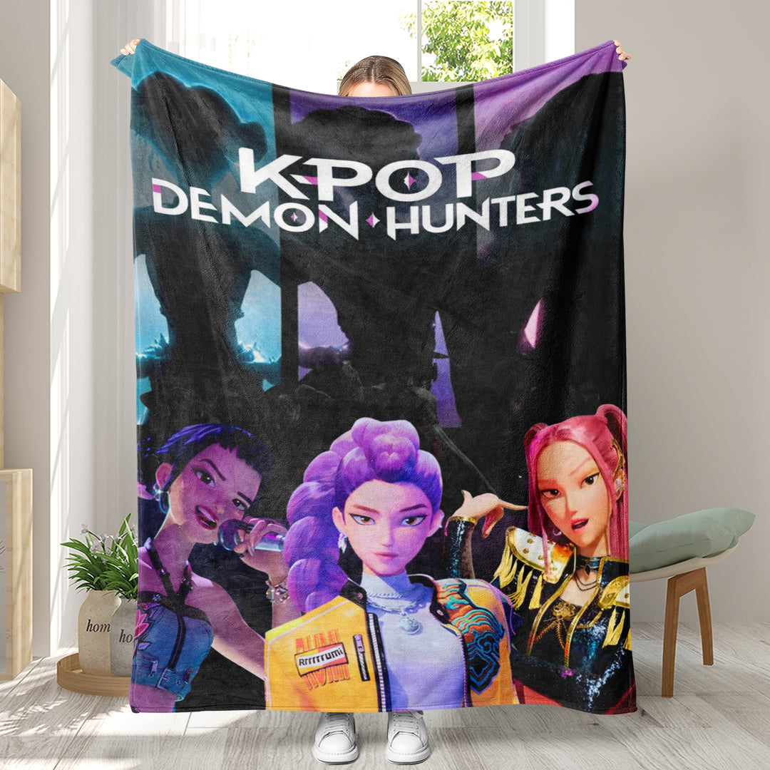 KDH K-pop inspired Throw Blanket soft flannel Blanket