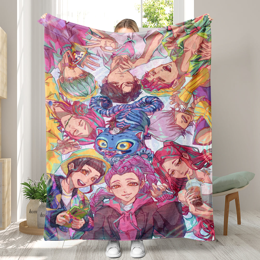 KDH K-pop inspired Throw Blanket soft flannel Blanket