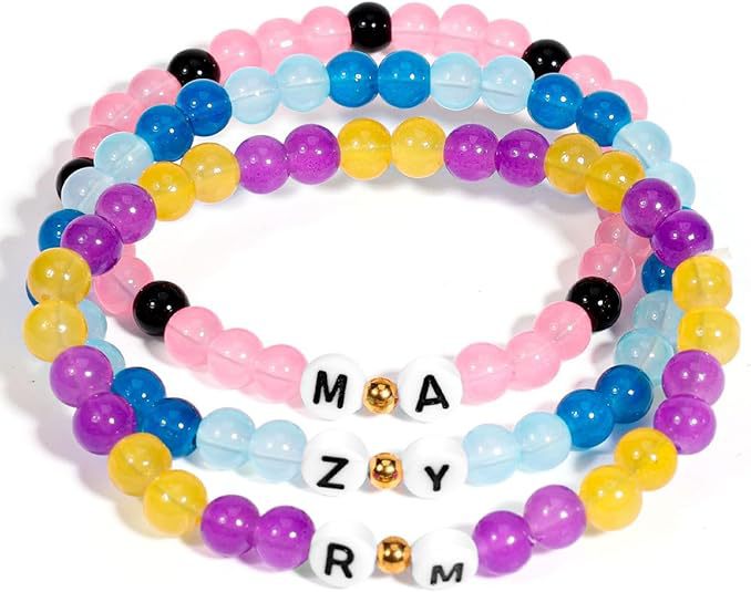 Kpop Demon Hunters beaded layered bracelets