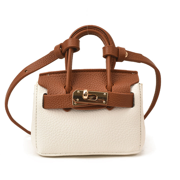 2026 Mini contrast color crossbody bag Kelly mini handbag