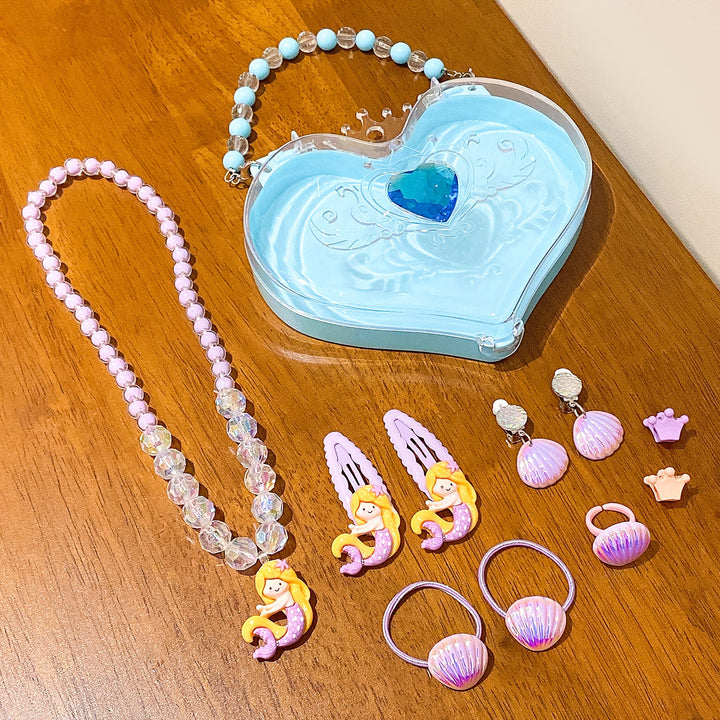 Girls Dreamy Mermaid necklace accessory set gift for friends