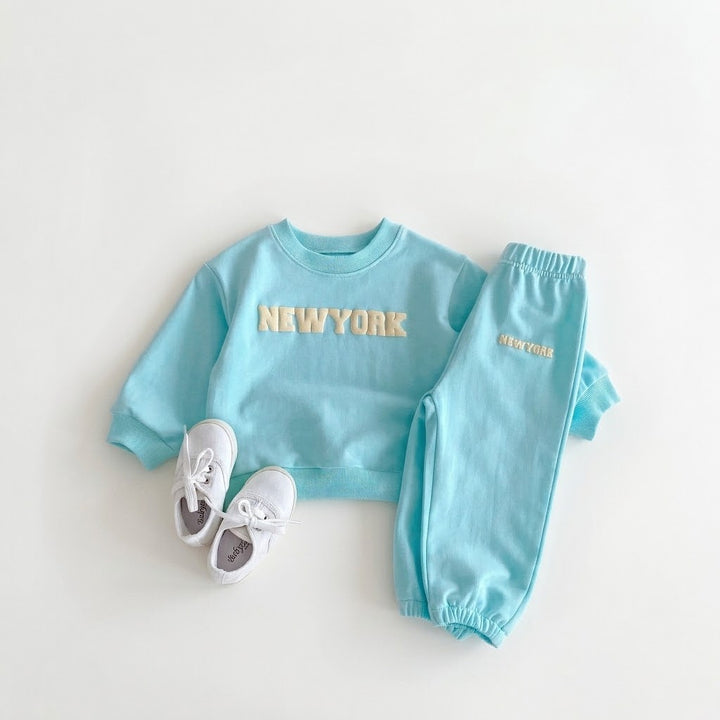 New York Baby Sweatshirt &amp; Sweatpants Set