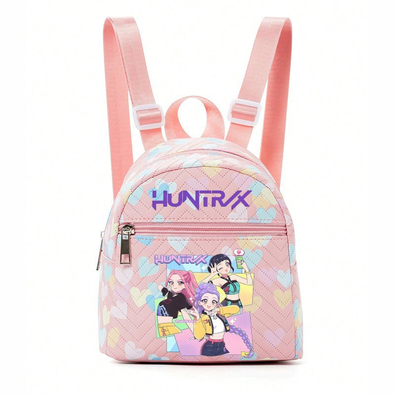 KDH K-pop inspired mini Backpack for girls-pink heart