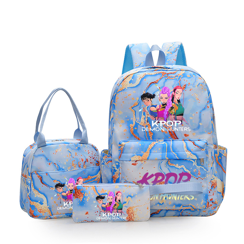 K-pop Witcher Girl Group Backpack Three-Piece Set
